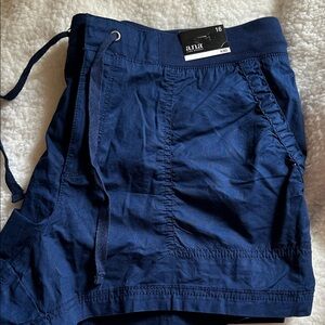 a.n.a  Deep Blue Cargo Shorts